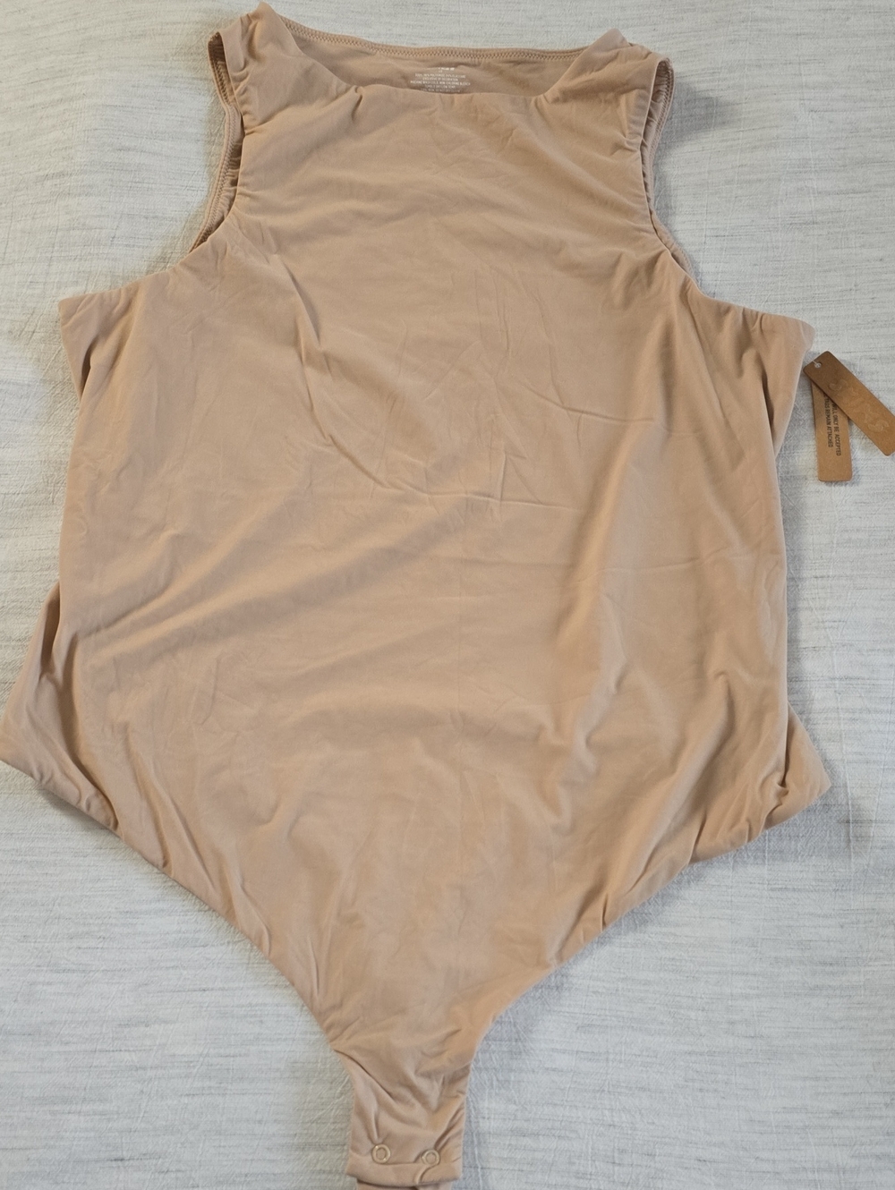SKIMS Fits Everybody High Neck Bodysuit Size:4X Mica